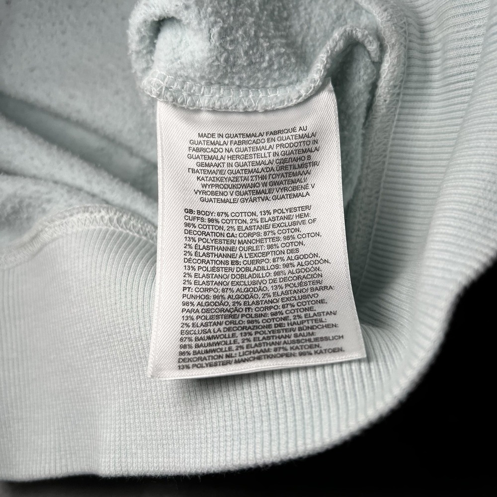 The North Face Hoodie Pullover Sky Blue Drawstring Pockets Regular Fit - Picture 10 of 11